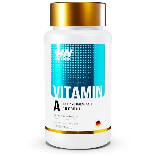 Витамин А (Ретинол пальмитат) Hayat Nutrition Vitamin A 10000 IU - 100 гел. капсул фото