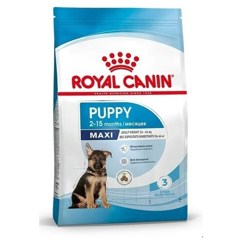 фотография Royal Canin Maxi Puppy для щенков крупных пород Курица, 3 кг., купить за 2242р