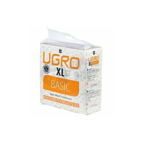 Кокосовый субстрат UGro XL Basic 70л, прессованный кокосовый субстрат фото