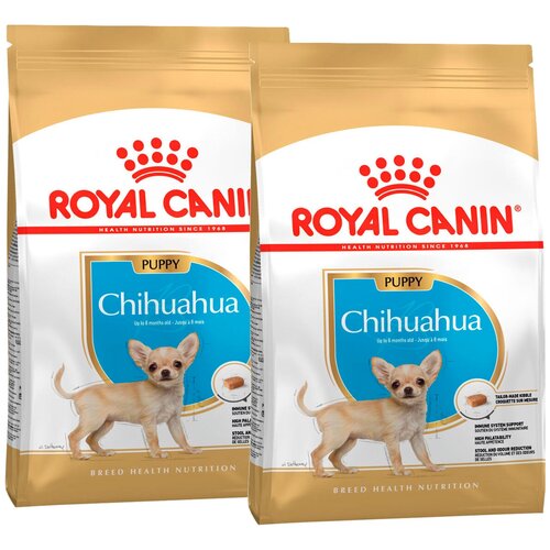 фотография ROYAL CANIN CHIHUAHUA PUPPY для щенков чихуахуа (1,5 + 1,5 кг), купить за 3238р