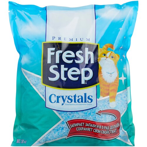 Впитывающий наполнитель Fresh Step Crystals, 6л фото