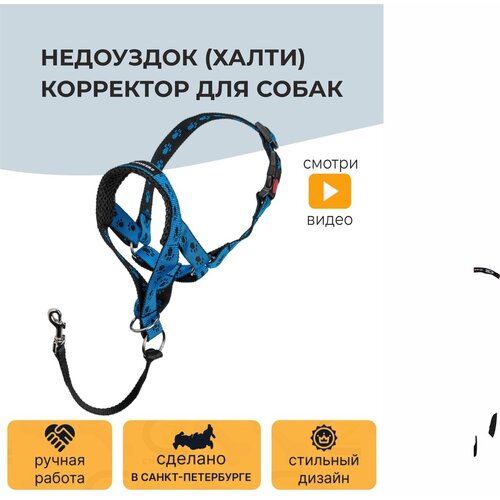 Недоуздок (Халти) №4 корректор для собак CHOKERZ. Обхват морды 24-36 см, шеи - 50-63 см фото