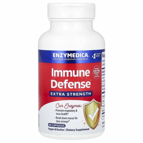 Enzymedica Immune Defense Extra Strength 90 капсул фото