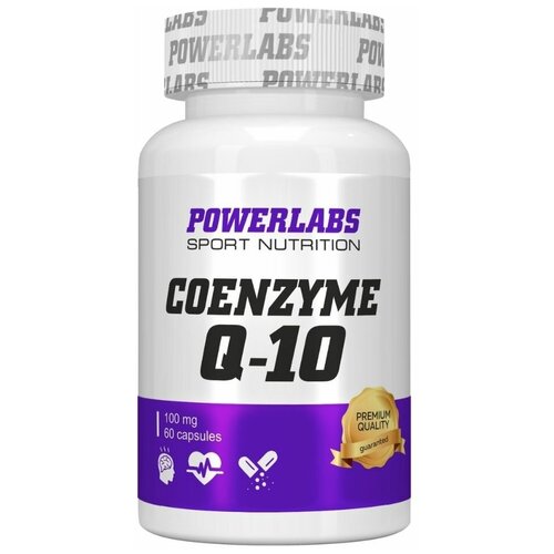 PowerLabs Coenzyme Q10 (Коэнзим Q10) 50 мг 60 капсул фото