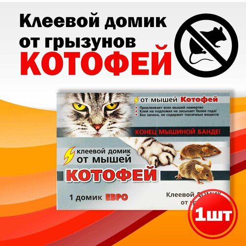 Котофей клеевой домик от грызунов фото