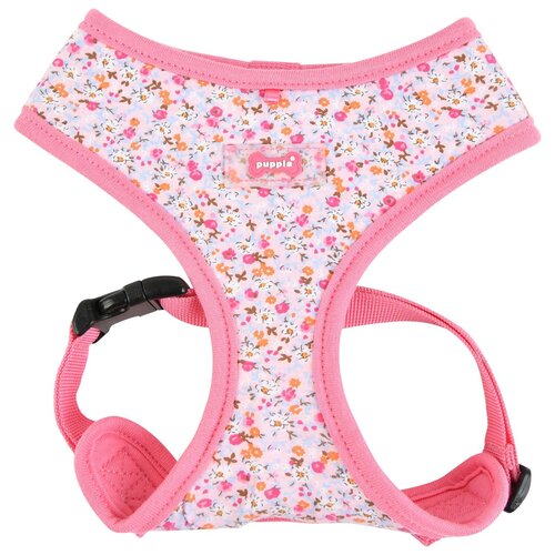 Шлейка Puppia Wildflower harness A, обхват шеи 26  см, pink, S фото