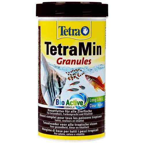 Сухой корм  для  рыб, рептилий Tetra TetraMin Granules, 500 мл, 200 г фото