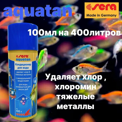 Sera Кондиционер для воды Aquatan 100 мл на 400 л - для подготовки воды. фото