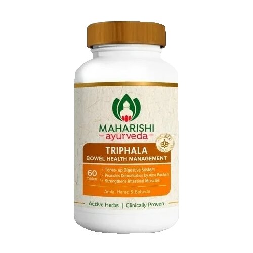 Таблетки Maharishi Ayurveda Triphala, 60 г, 1000 ME, 60 шт. фото