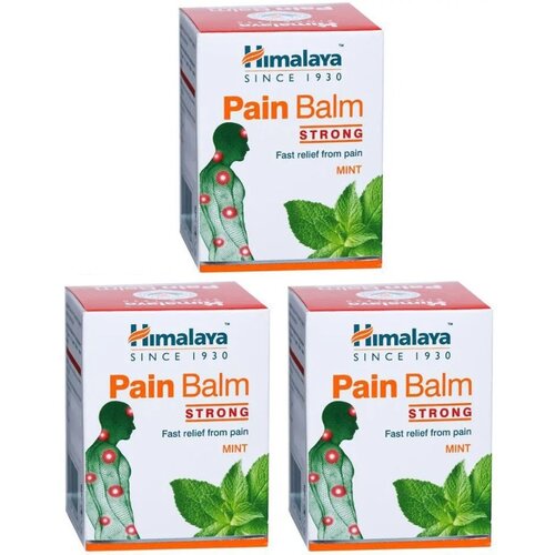 Бальзам Himalaya Herbals Pain balm strong, 10 г, 30 мл, 3 уп. фото