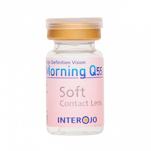 Контактные линзы Interojo Morning Q55 vial, 1 шт., R 8,6, D -7 фото