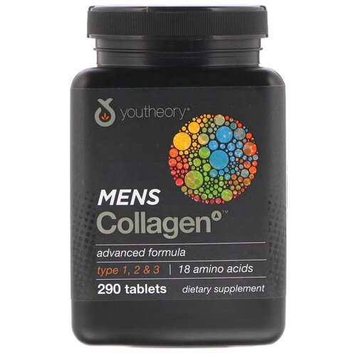 фотография Таблетки Youtheory Youtheory Men Collagen, 430 г, 290 шт., купить за 3600р