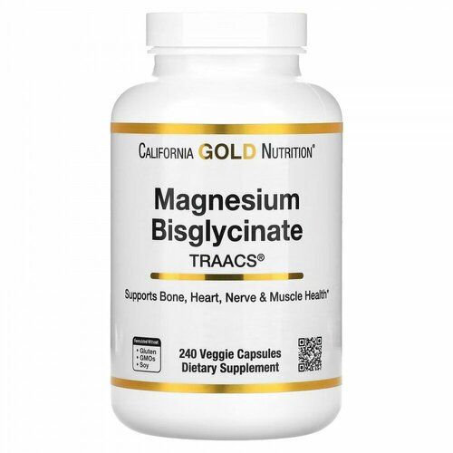 California Gold Nutrition Magnesium Bisglycinate капс. фото