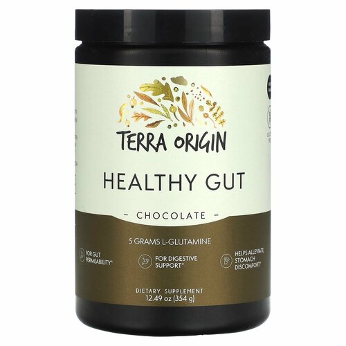 Terra Origin, Healthy Gut, шоколад, 354 г / chocolate фото