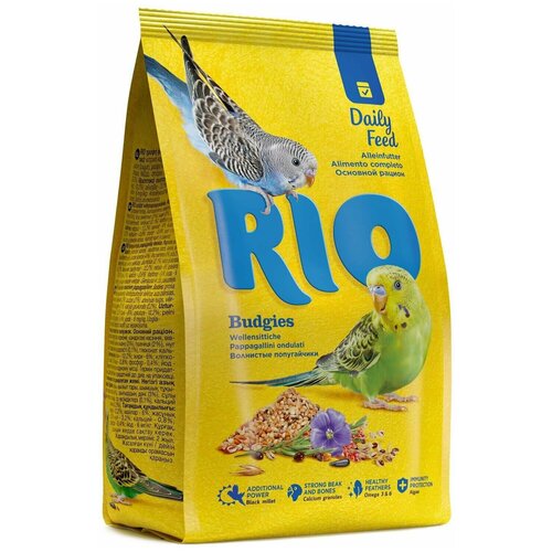 Корм Для Волнистых Попугаев RIO Рио Budgies Daily Ration 1кг фото