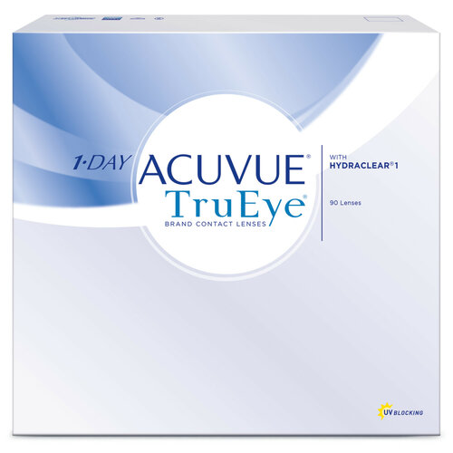 Контактные линзы ACUVUE 1-Day TruEye, 90 шт., R 8,5, D -5,5 фото