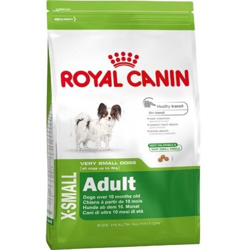 фотография Royal Canin X-Small Adult, для собак миниатюрных размеров, 1,5 кг, купить за 1399р