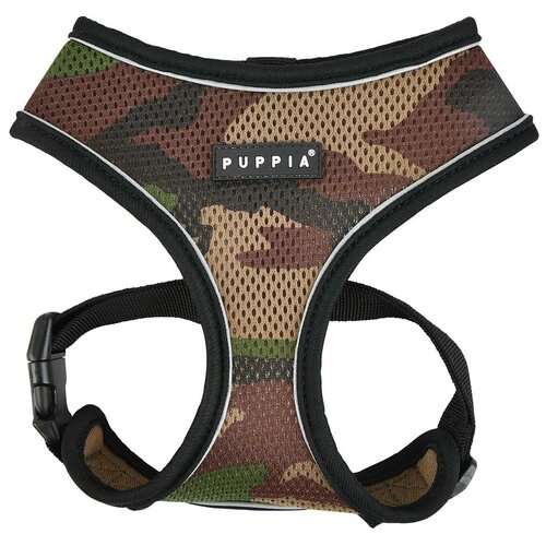 Шлейка Puppia Soft harness pro, обхват шеи 40  см, камуфляж, L фото