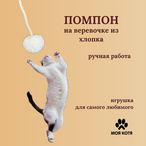 фотография Игрушка для кошки на веревочке Моя Котя 