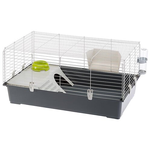 Клетка для грызунов, хорьков, кроликов Ferplast Rabbit 100 95х57х46  см 95 см 57 см 46 см белый/серый фото