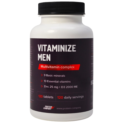 фотография Vitaminize Men, 250 мл, 150 г, 120 шт., купить за 570р