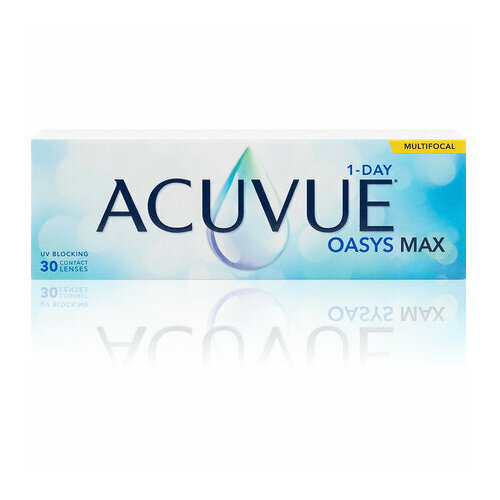 фотография Контактные линзы ACUVUE Oasys Max 1-day Multifocal, 30 шт., R 8,4, D -4,5, ADD: низкая, 1 уп., купить за 4390р