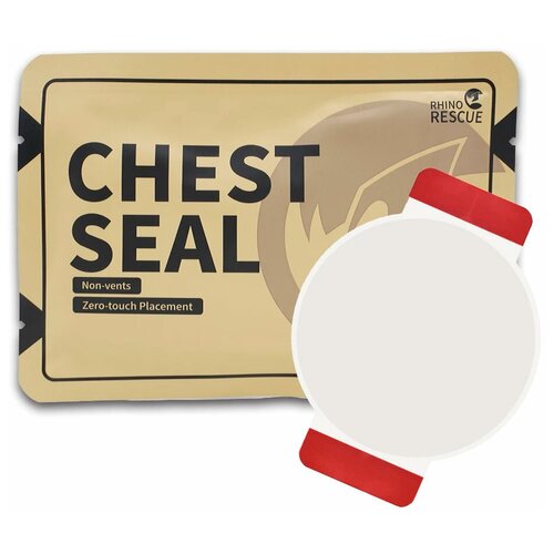 Окклюзионный пластырь Chest Seal невентилируемый / повязка окклюзионная без клапана CR-CS03 фото