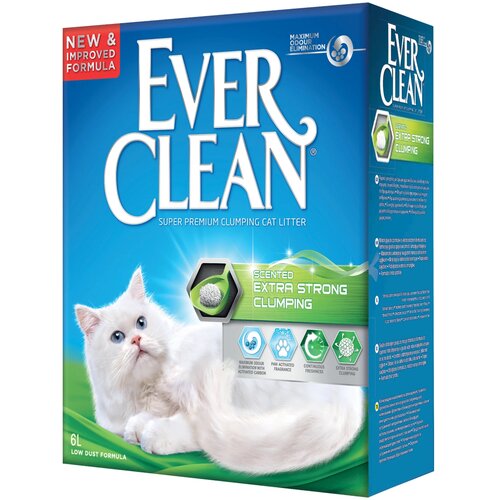 Комкующийся наполнитель Ever Clean Extra Strength Scented, 6л, 1 шт. фото