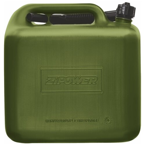 Канистра для топлива ZIPOWER 10л. Цвет - оливковый, PM4295 фото