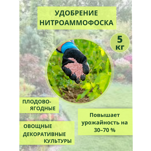 Нитроаммофоска удобрение, 5 кг, фото