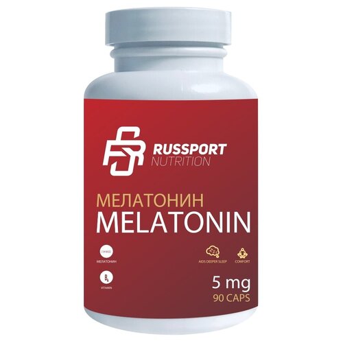 Мелатонин RS Nutrition MELATONIN 5 mg 90 капсул для сна фото