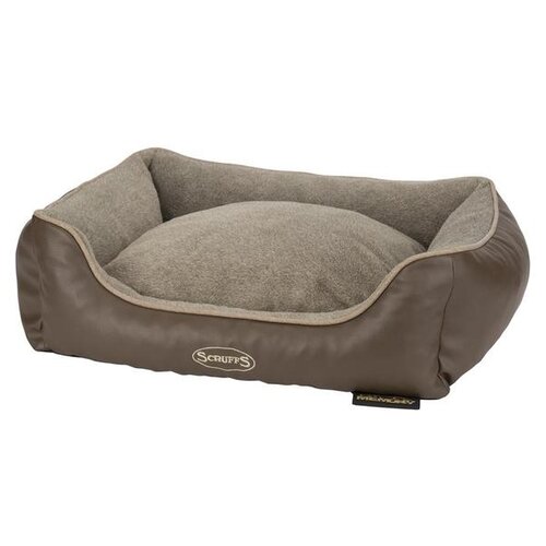 фотография Лежак для собак и кошек Scruffs Chateau Box Bed 90х70х22 см 90 см 70 см коричневый 22 см, купить за 12040р