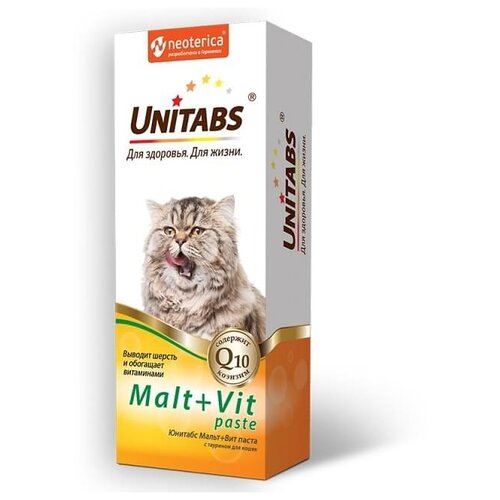 Витамины Unitabs Malt+Vit паста с таурином , 1 шт. в уп. фото