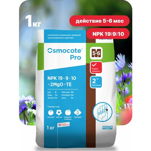 Осмокот удобрение для растений универсальное, Osmocote Pro 5-6 м, 1 кг фото