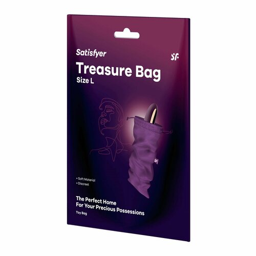 Фиолетовый мешочек для хранения игрушек Treasure Bag L фото