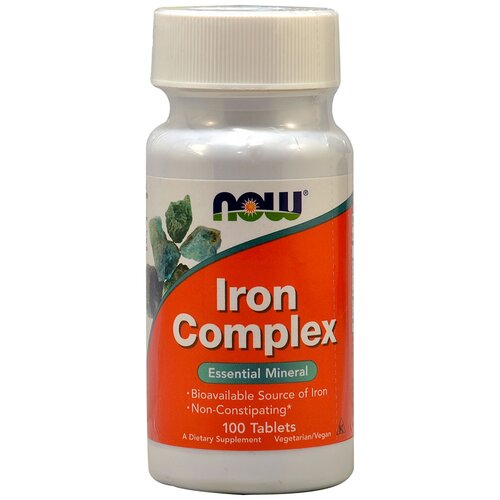 NOW Iron Complex, 150 г, 150 мл фото