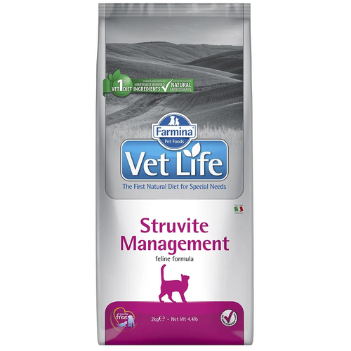 Сухой корм для кошек Farmina Vet Life Struvite Management, для лечения МКБ 2000 г фото