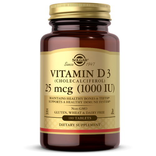 фотография Vitamin D3 (Cholecalciferol), 1000 ME, 270 г, 180 шт., купить за 2388р