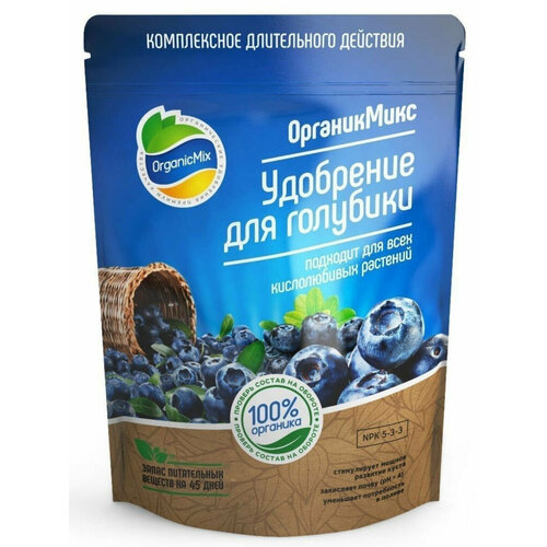 Удобрение для голубики, ОрганикМикс, 850 г 6436342 фото