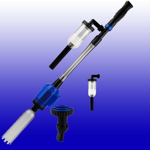 Грунтоочиститель, сифон для аквариума от сети 220В, 20Ватт, 1000л/ч фото