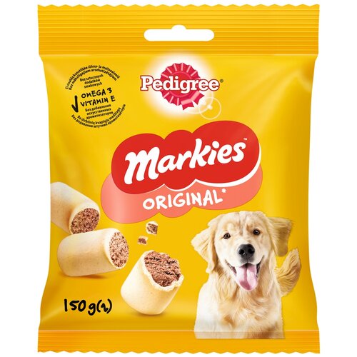 Лакомство для собак Pedigree Markies мясное печенье, 150 г фото