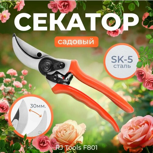 Секатор садовый RJ Tools F801 фото