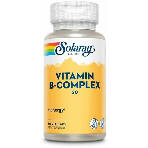 Vitamin B-Complex 50 mg, 50 VegCaps фото