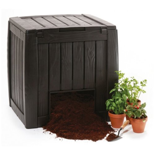 Компостер KETER Deco Composter (17196661) (340 л) коричневый 1 шт. 72 см 69.5 см 74 см 340 л 8 кг фото