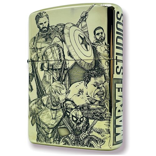 фотография Зажигалка бензиновая Zippo(Armor) Мстители Custom Латунь, купить за 7000р