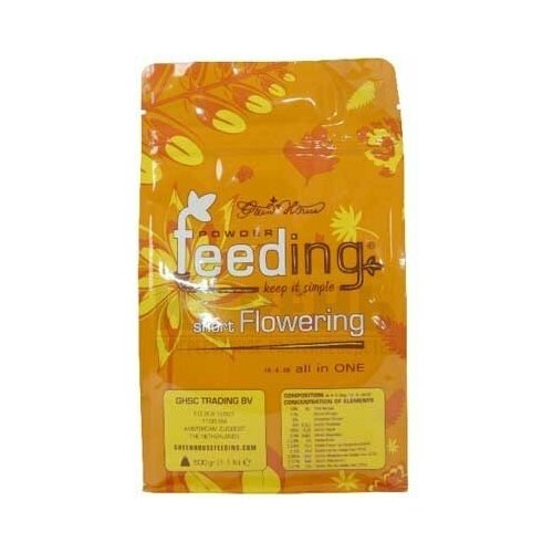 Powder Feeding минеральное удобренеи для растений с коротким периодом цветения short Flowering 500 гр фото