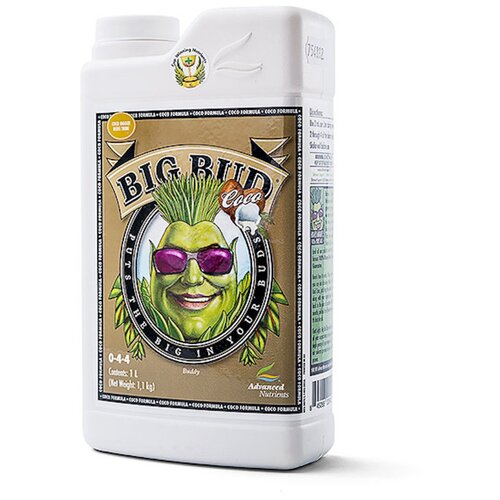 Стимулятор Advanced Nutrients Big Bud COCO 1 л для растений, кокосового субстрата фото