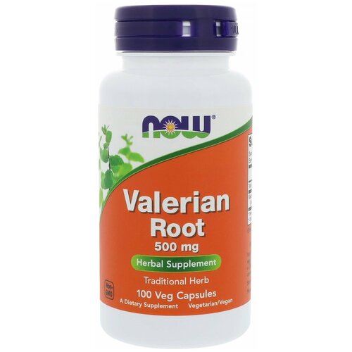 фотография Капсулы NOW Valerian Root, 90 г, 500 мг, 100 шт., купить за 1440р