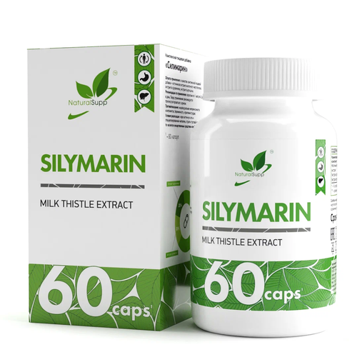 фотография Капсулы NaturalSupp Silymarin, 60 шт., купить за 658р