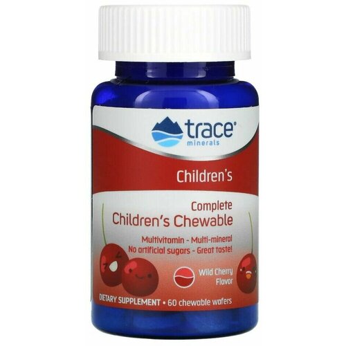 Витаминно-минеральный комплекс для детей, Trace Minerals Complete Children's Chewable 60 жевательных табл. фото